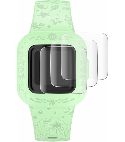 Film Protection écran Garmin Vivofit Jr. 3 - 4 Pièces Full Cover - Courbure 3D - Auto-réparant - Transparent - 3