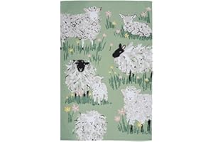 Ulster Weavers - Wolliges Schaf - Geschirrtuch - Baumwolle - Einheitsgröße in Grün