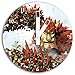 Produktbild Knack Bild auf Wanduhr mit weißen stumpfen Zeigern und Ziffernblatt, Durchmesser 30cm, perfekte Dekoration für Ihr Zuhause, Super Geschenkidee für groß und klein