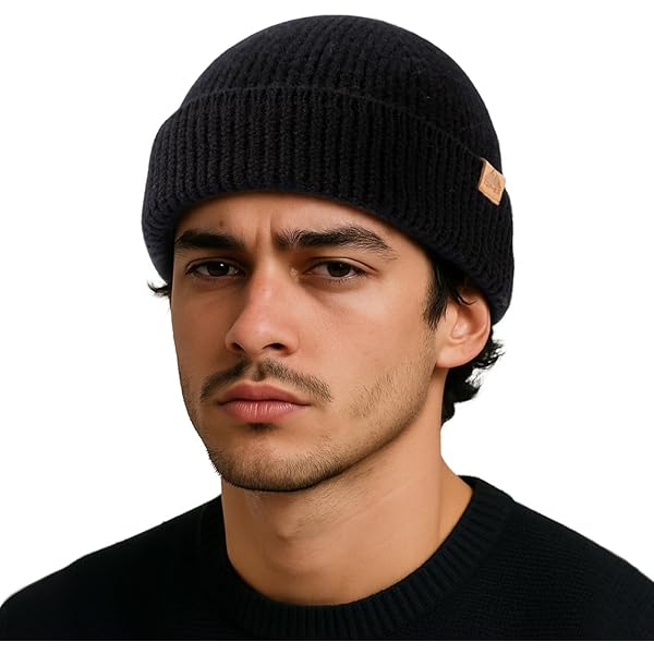 Stetson Parkman Knitted Hat For Ladies / Men - 100% Merino Wool Winter Cap - Made In The EU - One Size 54-62 Cm Turn-Up Cap - Woolen Cap For