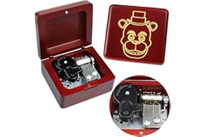 Sinzyo Pozytywka drewniana Boże Narodzenie Walentynki Prezent urodzinowy(Toreador-Czerwone drewniane pudełko)