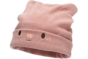 DiiWmme Berretto con orecchie di gatto, cappello nero Y2k all'uncinetto, lavorato a maglia, elastico, invernale, autunno, caldo, da donna, per ragazze, donne, adulti, per ogni stagione