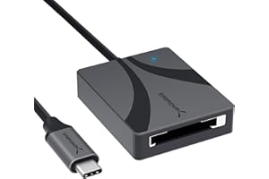SABRENT Lettore di schede CFexpress di tipo B, USB tipo C 3.2x2 a CF express, trasferimento dati superveloce da 950 MBps, lettori esterni, adattatore per schede CFexpress per fotografi (CR-CFXB)