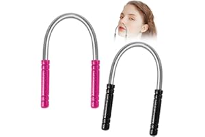 YSJCHEBS Epilatore Per Il Viso In 2 Pezzi, Epilatore Per Il Viso, Strumento Di Bellezza, Dispositivo Per La Depilazione, Epilatore Manuale Per Il Viso Per Labbro Superiore, Mento, Guance E Collo