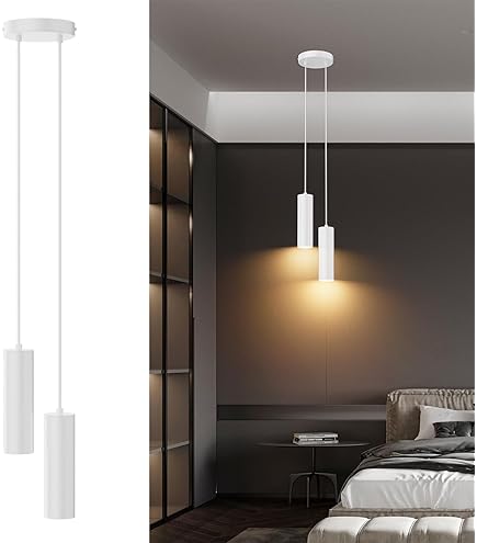 Modern pendant lamp dining room dining table lamp white GU10 3 flames L:20cm accented living room lamp Modern pendant lamp dining room dining table lamp white GU10 3 flames L:20cm accented living room lamp