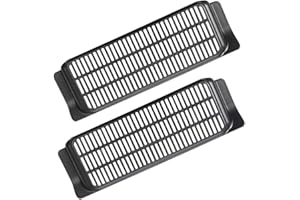 NAVESO Schutzabdeckung Lufteinlassgitter, Air Vent Abdeckung für Tesla Model 3, Entlüftungsabdeckung Luftstrom für Lüftungsausgänge unterm Sitz, Schwarz