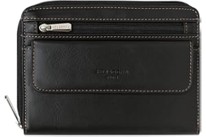 Hexagona - Pochette Ceinture - Compatible Cartes de crédit, CNI, permis de Conduire et Passeport - pour Homme - Collection Félin - en Cuir de Vachette Gras