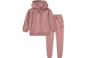 WEICHERS Kinder Trainingsanzug, weich und warm, Gr.98 - Gr.164 Hausanzug für Mädchen und Jungen, Geschenke für Kinder, 2-Teiliges Set aus Hoodie und Hose