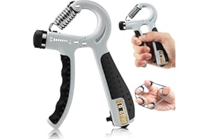 BLBK Wzmacniacz chwytów ręcznych ćwiczy siłę palców i nadgarstka Siłę chwytu można regulować w zakresie od 5 kg do 60 kg W zestawie znajdują się dwa chwytaki.