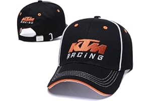 QICAT Baseball Cap für KTM Logo Letter 3D Stickerei Lässige Knochen Hysteresenhut Man Racing Cap Logo Motorrad Sport Hut Trucker Caps