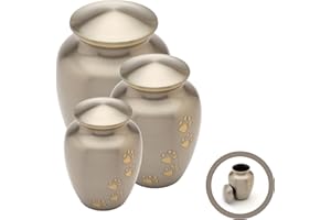 Urns UK Matlock Gedenkurne für Haustiere, Zinnoptik, 15,2 cm