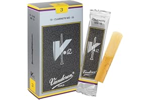 Boite de 10 anches Vandoren série V12 pour clarinette Mib - Force 3