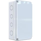 YAVUZ Junction Box, Junction Box, Distribution Box IP65 Waterproof 120 x 220 x 80 mm Enclosure Box POLY 032-1222