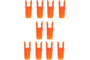 MagiDeal 10pcs Encoches Fleches Tir à Accessoire de Sport en Plastique