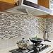 Produktbild Originaltree-4Pcs Home Decor 3D Fliesenmuster Küche Backsplash Aufkleber Wandbild Wandtattoos
