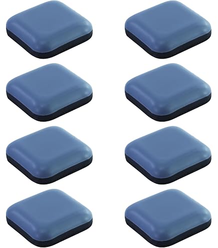 Adsamm® / 32 X Deslizante De Plástico Con Clavo / 20 Mm / Negro / Redondas / Patas De Muebles Con Clavo De La Máxima Calidad De Adsamm