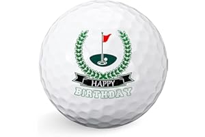 Sinmoe Happy Birthday Golf Geschenke Lustiges Golfer Geschenkidee Golfgeschenk für Männer Vater Golfspieler zum Vatertag