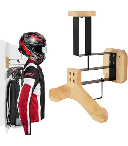 Motofans Helmhalterung Wandmontage - Aluminiumlegierung Für Motorradhelm