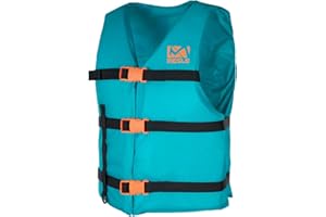 ‎MESLE MESLE Schwimmweste Erwachsene Promo, Universal 50N Schwimmhilfe für Herren & Damen, Auftriebsweste für Sup, Kanu, Wakeboard, Wasserski, Prallschutzweste, Paddelweste für Boot