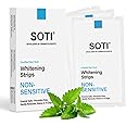 Soti Teeth Whitening Strips for Teeth Sensitive, Whitener Strips Effective Teeth Whitener Strips Reduced Sensitivity White Strips, Helps Remove Smoking/Coffee/Soda/Wine Stain (14 Strips)