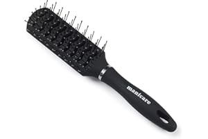 Manicare Szczotka wentylacyjna do suszenia i stylizacji włosów, odpowiednia do wszystkich długości i rodzajów włosów, rozczesywania, dodaje objętości i podnosi włosy, używaj na mokrych lub suchych