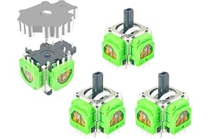 ElecGear 4x TMR Joystick och Avlödningsplatta för PS5, DSE, Steam Deck och Andra Kontroller, TMR Hall-kontrollspak och Repara
