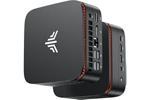 NiPoGi Pinova P1 Mini PC ΑΜD 3300U(Max 3.5GHz, 4C/4T, Migliore di 3200U/3250U),16GB DDR4 512GB SSD Mini Desktop Computer, Triplo Display DP 1.4+HDMI 2.0+USB 3.2 Type-C WiFi 5/BT 4.2 Radeon Graphics