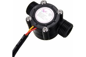 Hailege Water Flow Sensor G1/2" Water Flow Hall Sensor Switch 1-30L/min 1.75MPa Flow Meter Flowmeter Counter Water Flow Sensor