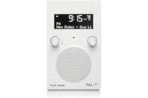 Tivoli Audio compatible - PAL+ BT Portable FM/DAB Radio (White)