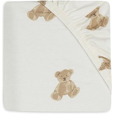 Jollein Spannbettlaken Kinderbett - 100% Baumwolle Jersey Mit Blumenprint