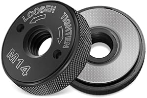 Udbrud 2 Stück Schnellspannmutter SDS Clic M14, Flex Schnellspannmutter für alle Winkelschleifer, Winkelschleifer Zubehör mit Genauer Faden, Schnellspanner Spann Angle Grinder Flange Nut