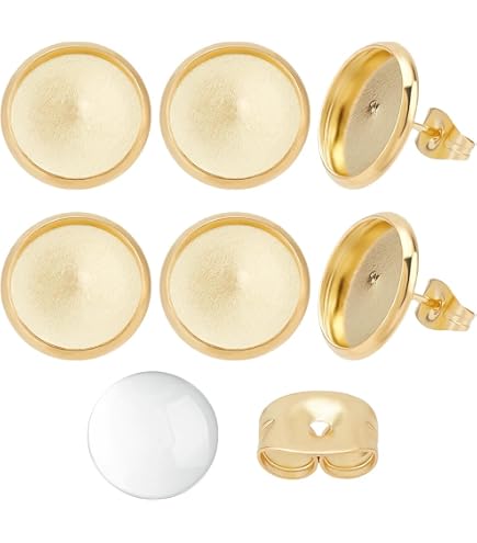 Beebeecraft 1 Scatola 16 Pezzi Ganci A Monachella Rotondi Orecchini A Cerchio Huggie In Acciaio Inossidabile Orecchini A Monachella Risultati Filo per Orecchie Francese con Anello per Creazione di