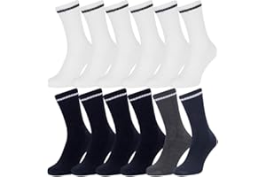 Iron Mountain IMSCK222 Workwear Men's Soft Touch Easy Care Classic Ankle Sports Socks, One Size, 12 Multipack
