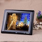 Andoer® Marco digital HD TFT-LCD Marco de foto / Álbumes Digital / Marco Digital de 8 pulgadas con Funciones de MP3 MP4 Reproductor de videos con Desktop Remoto (8' Negro)