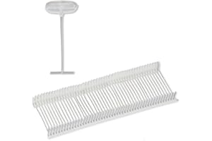 Pokornys – 1.000 hilos (40 mm) para pistola de etiquetado estándar – Pines de etiquetas de plástico transparente para etiquetar ropa y otros textiles – adecuado para etiquetas de cartón con agujero