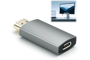 RJLLKD 3.1 USB C to HDMI Adapter 4K 60Hz HDR, USB Type C Female to HDMI Male Converter HDMI Sink Hdtv Adapter Thunderbolt 3/4 for Macbook Pro/iPad/iPhone 16/15, Steam Deck, Dell Xps, Galaxy