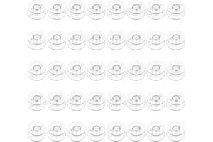 Androxeda 40 Pezzi Bobine per Macchina da Cucire di Bobine di plastica Bobina di plastica Vuota Bobine di Cucito Macchina da Cucire Domestica