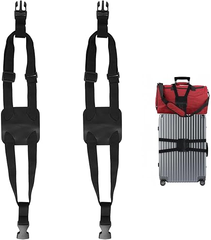 Plastic zijontgrendelingsgesp clip voor bagage, rugzak/rugzak, singelband (38 mm - 4 stuks, zwart