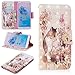 Produktbild Huawei Honor 7A Hülle, YYX Huawei Honor 7A Schutzhülle Premium PU Leder Flip Folio Bookstyle Handyhülle Cartoon Buntes Druckmuster Schutzhülle - Katze