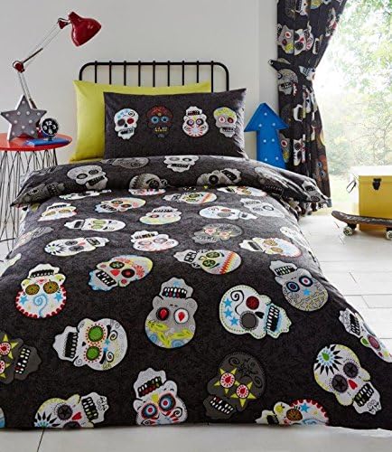 Sugar Skulls Children's Single Duvet Covet set