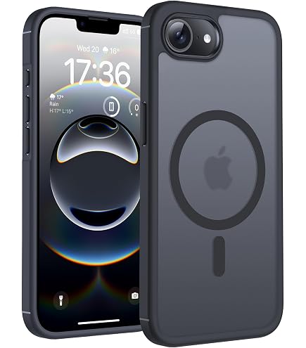 Coque IPhone 16 360° Antichoc Transparente - Noir - Protection Totale Avec Cadre Silicone Souple Et 4 Coins Renforcés