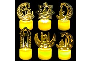 IXYHKB Ramadan Decoration Lights, 3D Eid Mubarak Decorations, Ramadan Decor Lights, Mubarak Ramadan Eid Led Lamp, Ramadan Table Decoration Lights, Ramadan Lamp for Mubarak Eid Indoor Home Decoration