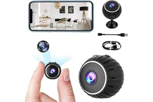 LaoZiGan Mini Spy Camera 1080P HD Hidden Camera - Portable Small HD Nanny Cam with Night Vision and Motion Detection - Built-in Battery - Covert Security Camera for Home/Office/Indoor/Outdoor
