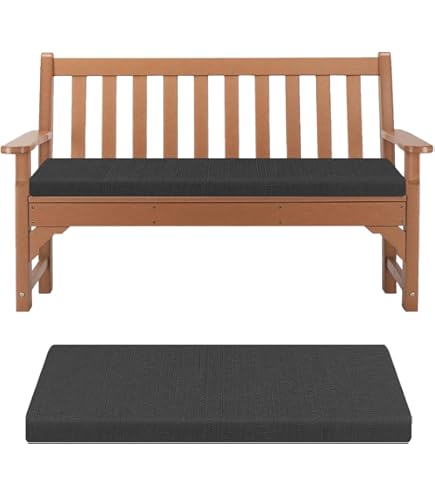 VisLarsc Gepersonaliseerd bankkussen met biesontwerp, gemakkelijk te dragen handvat bankkussen comfortabel zitkussen voor binnen en buiten bankkussen 10 cm dik 20 kleuren (zwart, 120 x 70 x 10 cm