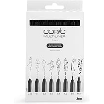 Copic Sketch 5 Gray Marker Set Multiliner SP - Sketching Grays For Professional Artists | Buy Now With Express International Delivery - View #7