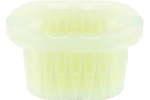 RESTAGRAF Écrou Plastique Garniture Intérieure et Porte pour Véhicules Renault/Peugeot/Citroën/PSA, 4.5mm Vis Diamètre, 7.2 x 14.2mm Poinçon, Lot de 40, Naturelle