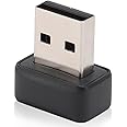 ciciglow Mini Usb Fingerprint Reader, Biometrics Fingerprint Scanner 360° Touch Usb Security Key for Windows 10 11 32 64