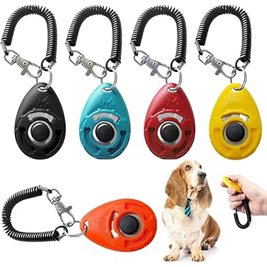 Clicker Addestramento Cani Mythrojan - In Ottone E Acciaio, Con Cordino In Pelle