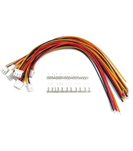 MIUYTRN 10CM 2.54mm Pitch 2 Pin Male Female Cable