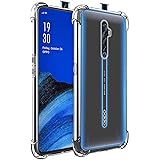 Coque Anti-Shock pour Oppo Reno 2Z - Reno 2F, TPU Transparent en Silicone Antichoc